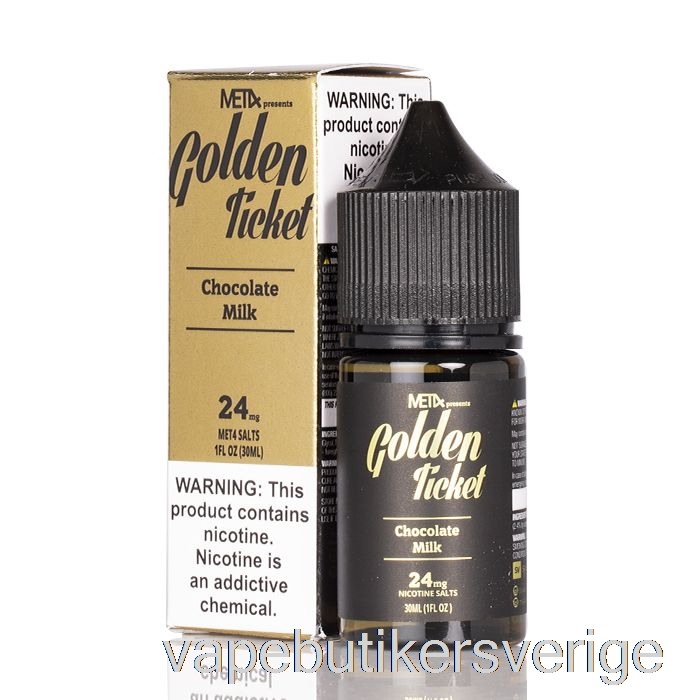Vape Sverige Golden Ticket - Met4 Salter - 30ml 24mg